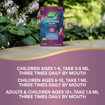 Cold Relief Drops Supplement Facts
