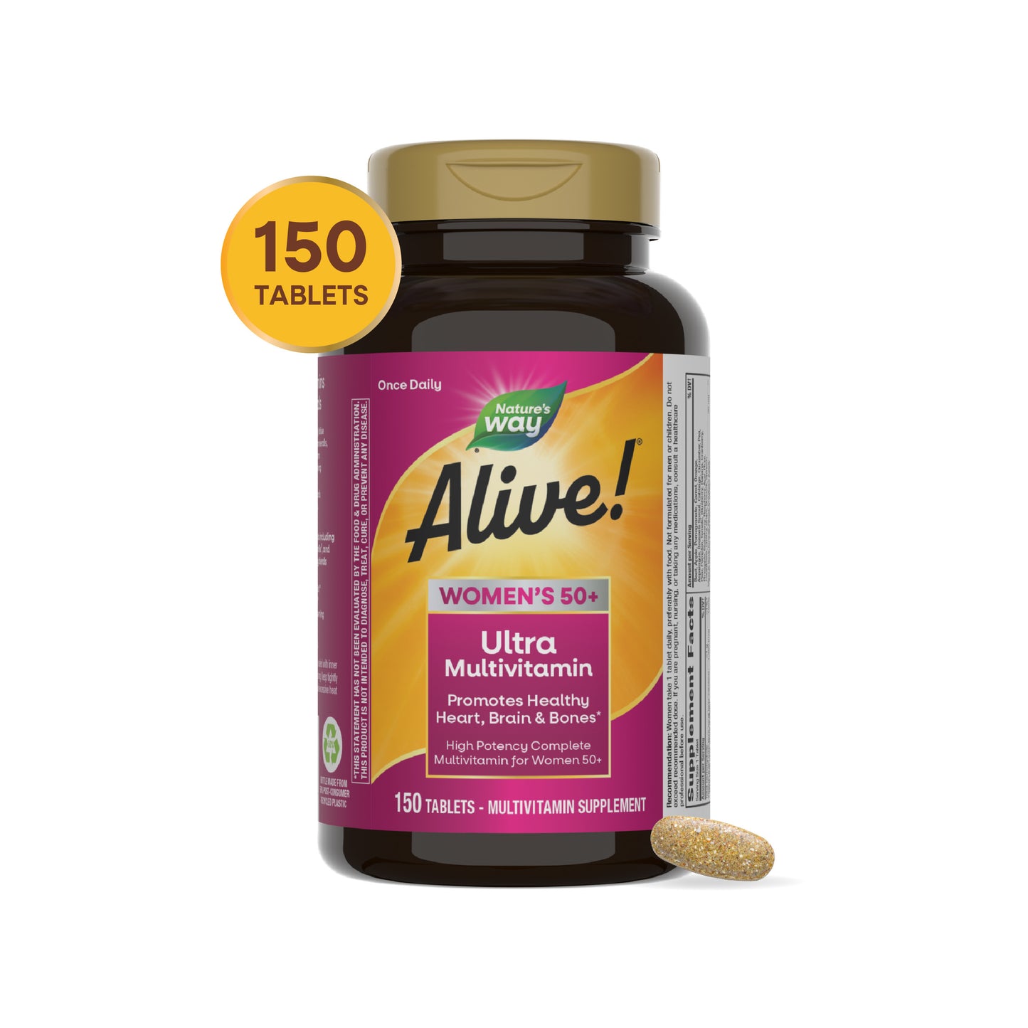 <{%MAIN7_13941%}>Nature's Way® | Alive! Women's 50+ Ultra Multivitamin