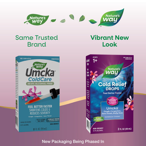 Nature's Way® | Cold Relief Drops - package updates old to new Sku:15791