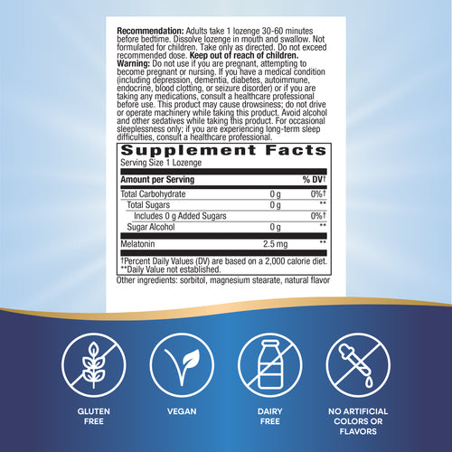 Nature's Way® | Melatonin Lozenge Sku:49111