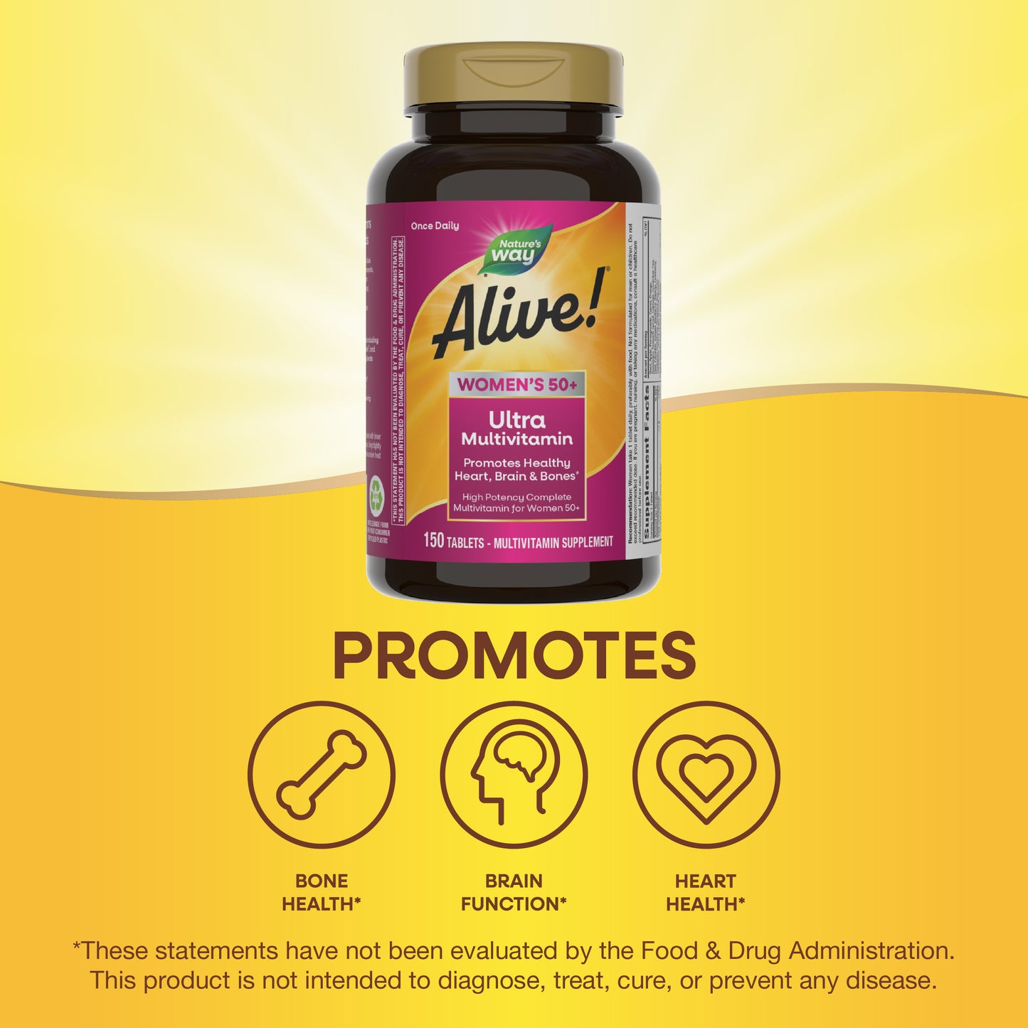 <{%MAIN5_13941%}>Nature's Way® | Alive! Women's 50+ Ultra Multivitamin