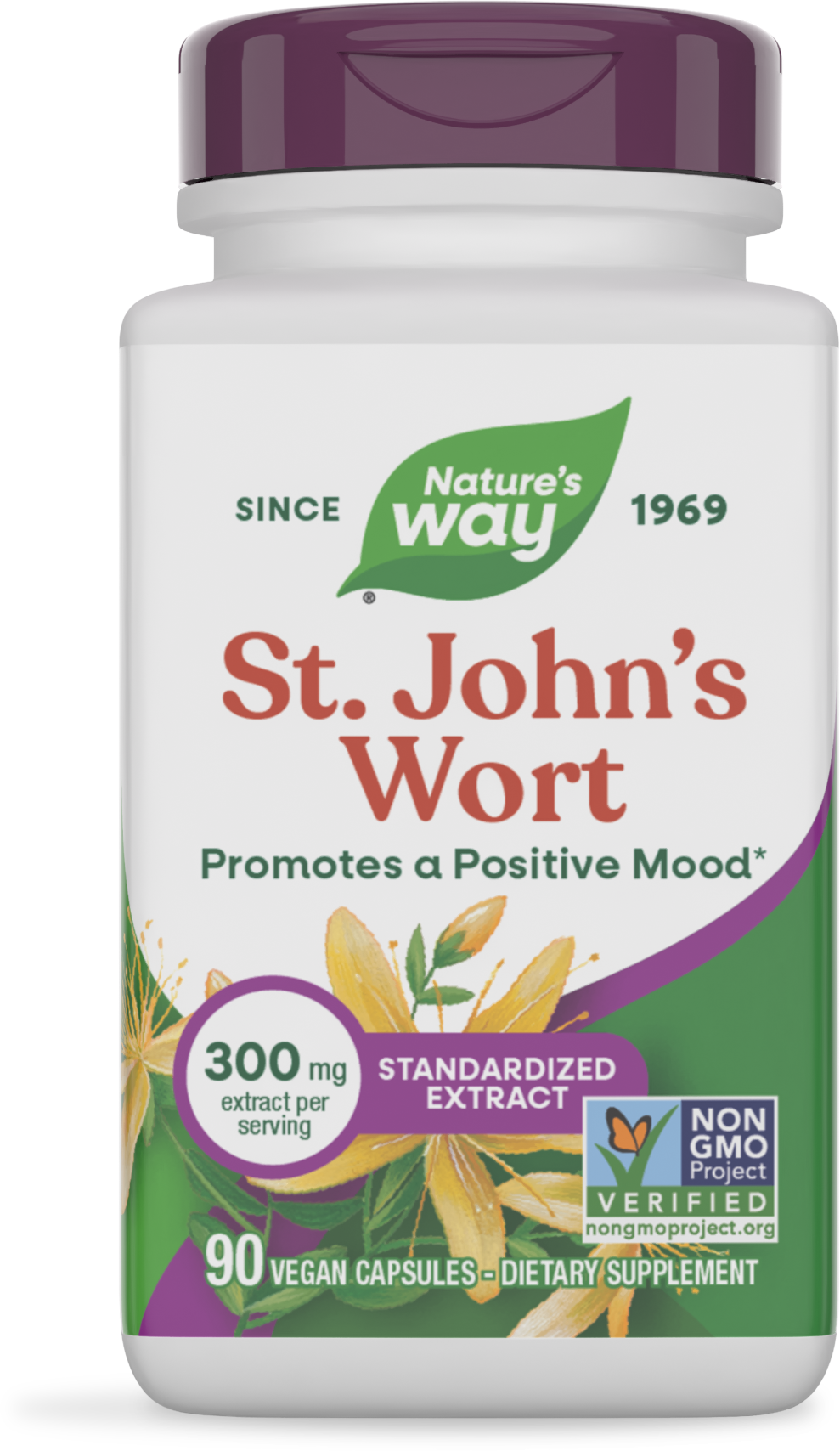 <{%PRIMARY_63000%}>Nature's Way® | St. John's Wort Premium Extract, 90 capsules