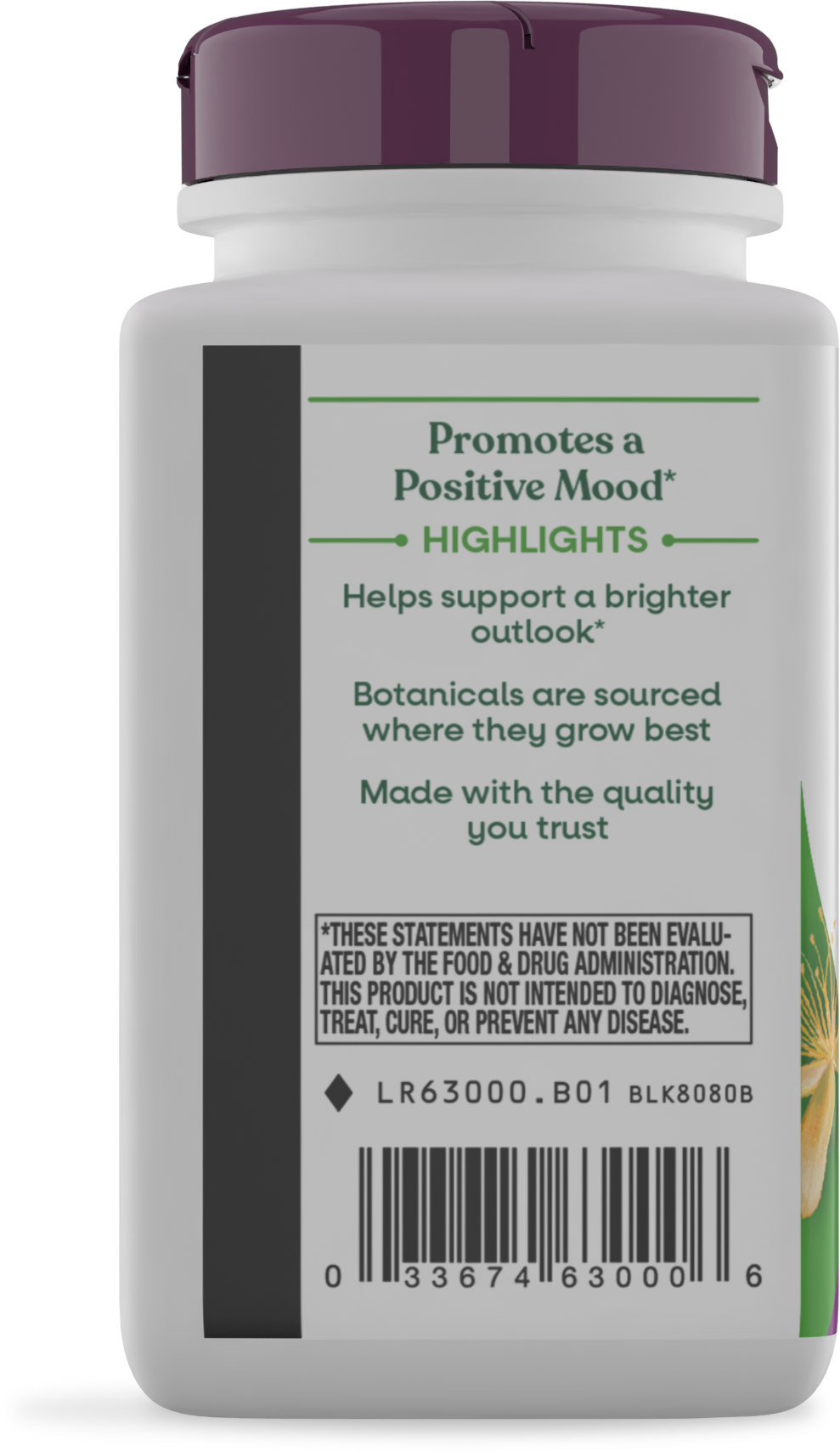 <{%MAIN3_63000%}>Nature's Way® | St. John's Wort Premium Extract - left side of pack