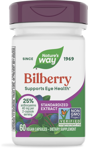 Nature's Way® | Bilberry, 60 capsules Sku:60500
