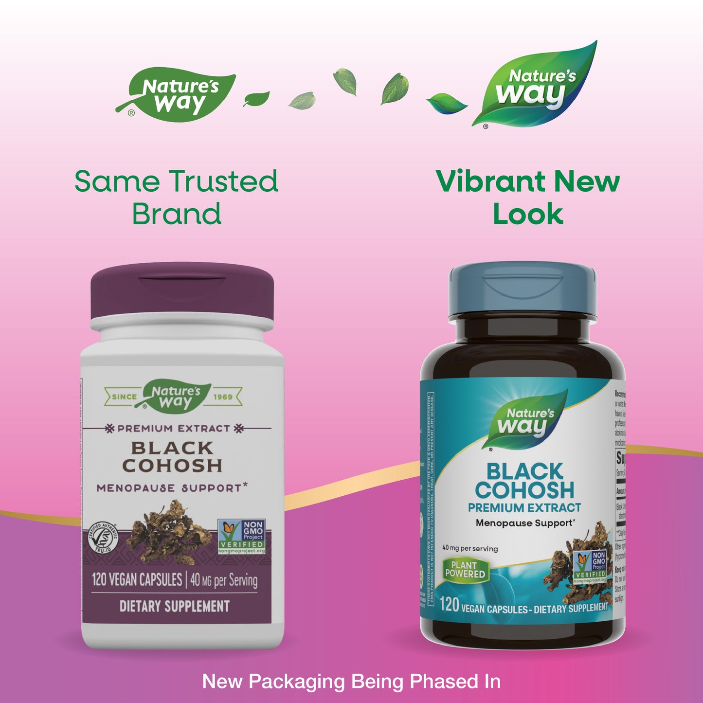 <{%MAIN1_15353%}>Nature's Way® | Black Cohosh Premium Extract - package updates old to new