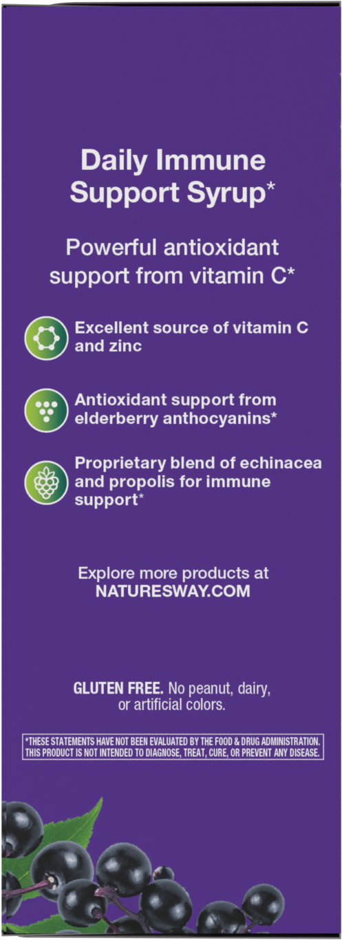 <{%MAIN12_15333%}>Nature's Way® | Sambucus Immune Elderberry Syrup - left side of pack
