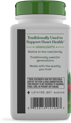 Nature's Way® | Hawthorn Berries - left side of pack Sku:14100