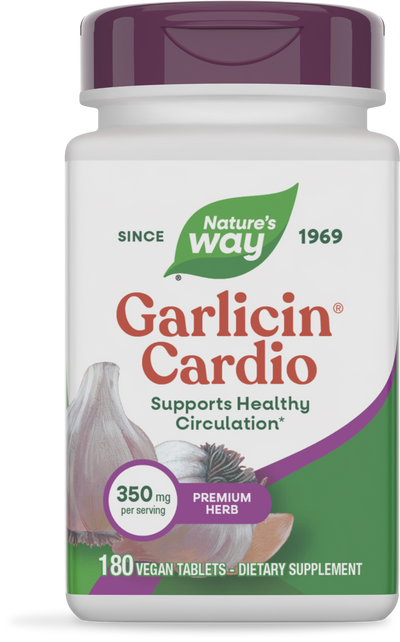 <{%PRIMARY_15067%}>Nature's Way® | Garlicin Cardio, 180 tablets