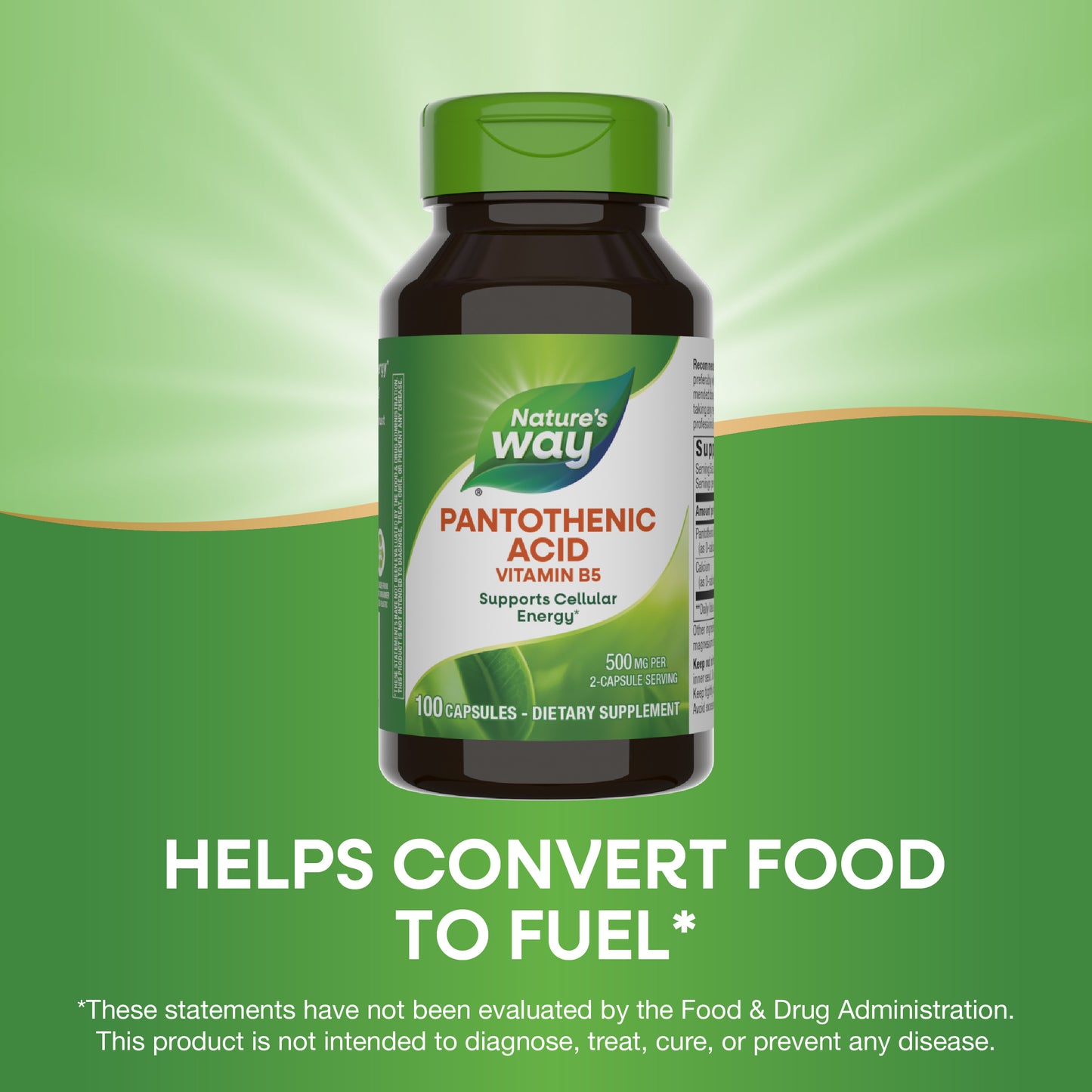 <{%MAIN5_40491%}>Nature's Way® | Pantothenic Acid Vitamin B5
