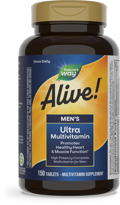 <{%PRIMARY_13717%}>Nature's Way® | Alive! Men's Ultra Multivitamin, 150 tablets