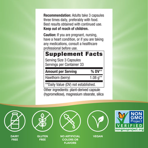 Nature's Way® | Hawthorn Berries Sku:14100