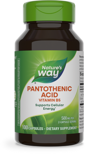 Nature's Way® | Pantothenic Acid Vitamin B5, 100 capsules Sku:40491