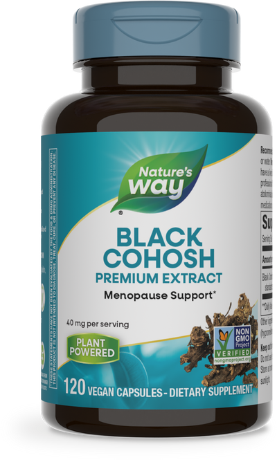 <{%PRIMARY_15353%}>Nature's Way® | Black Cohosh Premium Extract, 120 capsules