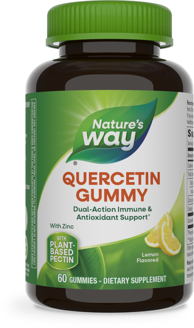 <{%PRIMARY_14261%}>Nature's Way® | Quercetin Gummies, 60 gummies, Lemon