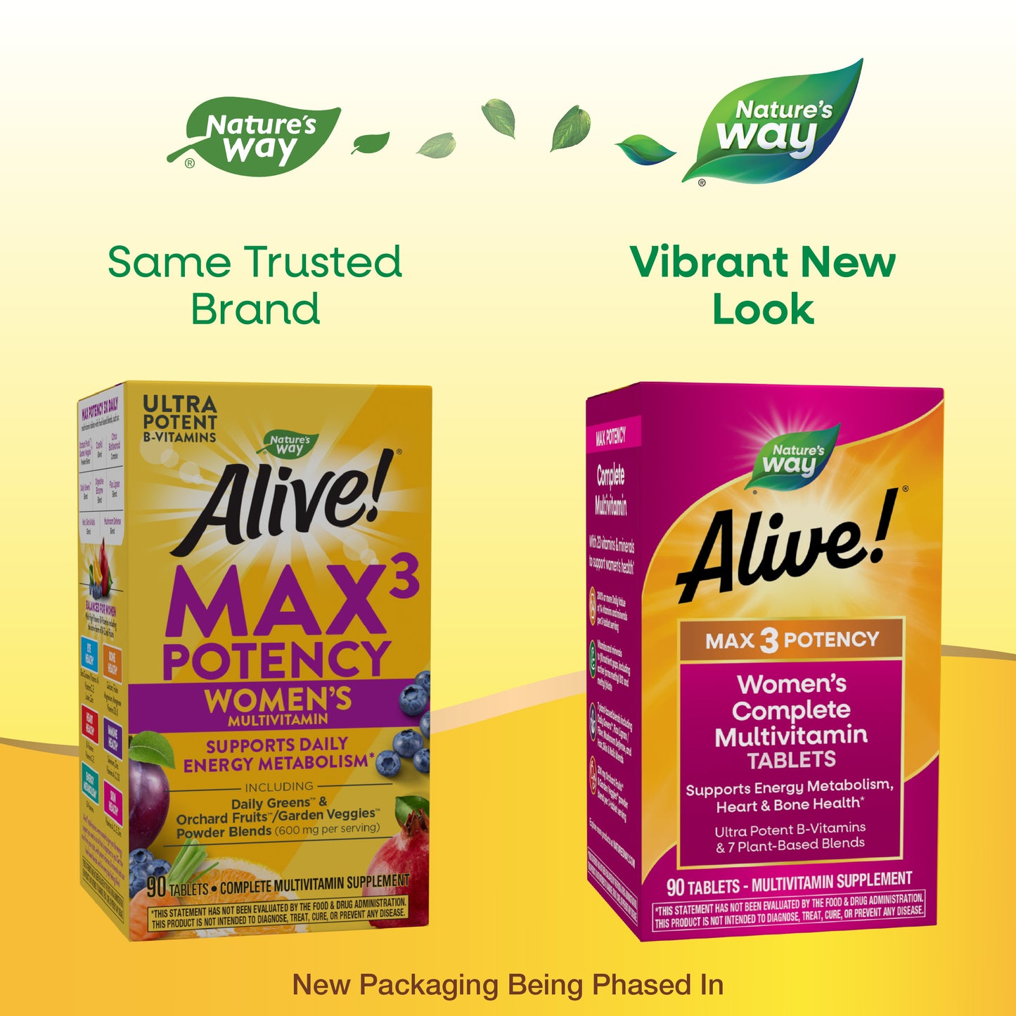 <{%MAIN1_15543%}>Nature's Way® | Alive! Max3 Potency Women's Complete Multivitamin