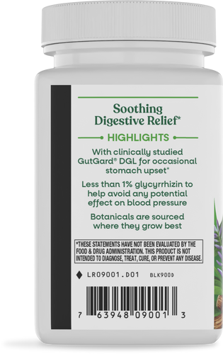 Nature's Way® | DGL - left side of pack Sku:09001