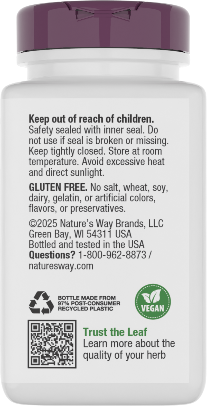 <{%MAIN12_60510%}>Nature's Way® | Bilberry - back of pack