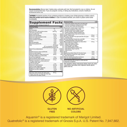 Nature's Way® | Alive! Max3 Potency Women's Complete Multivitamin Sku:15543