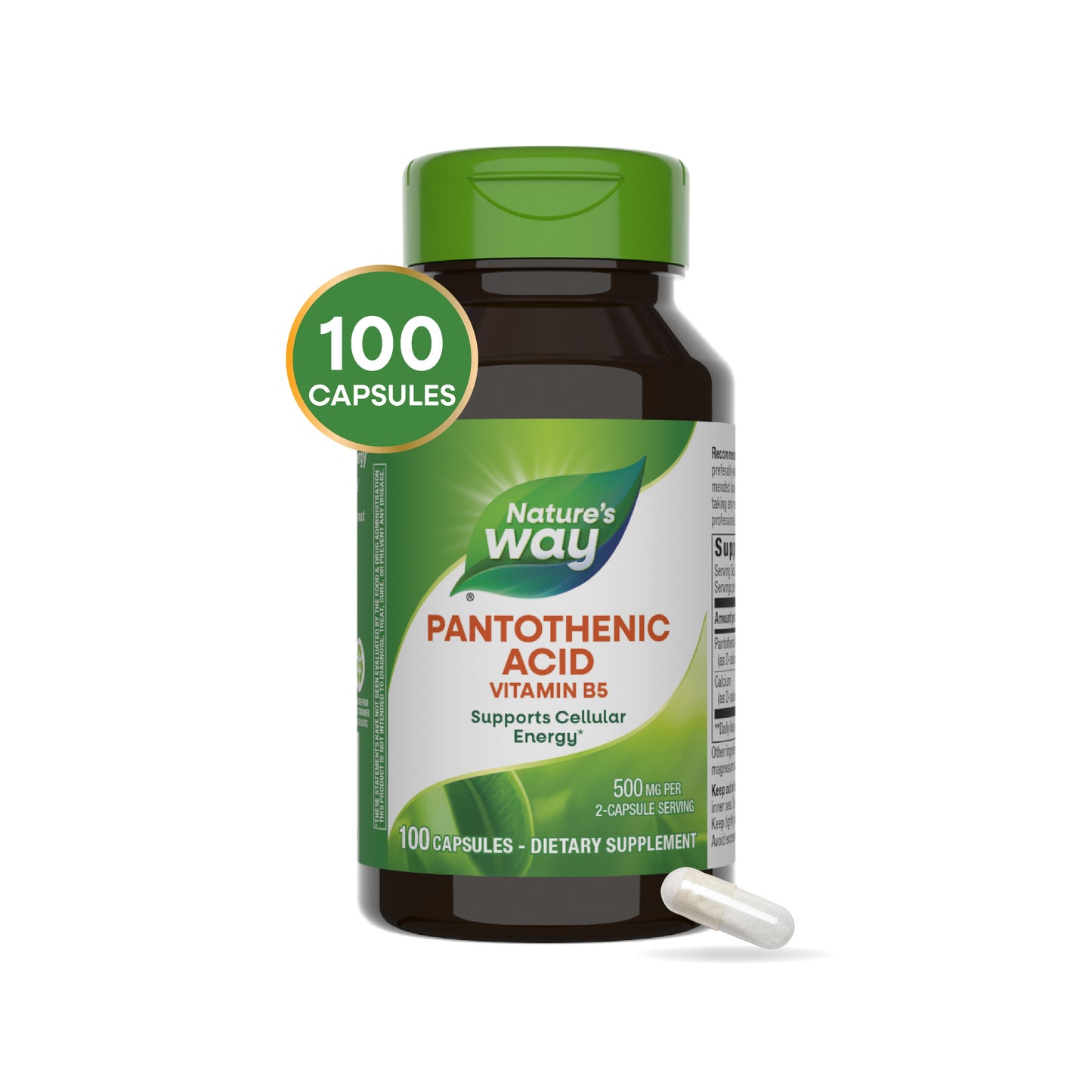 <{%MAIN7_40491%}>Nature's Way® | Pantothenic Acid Vitamin B5