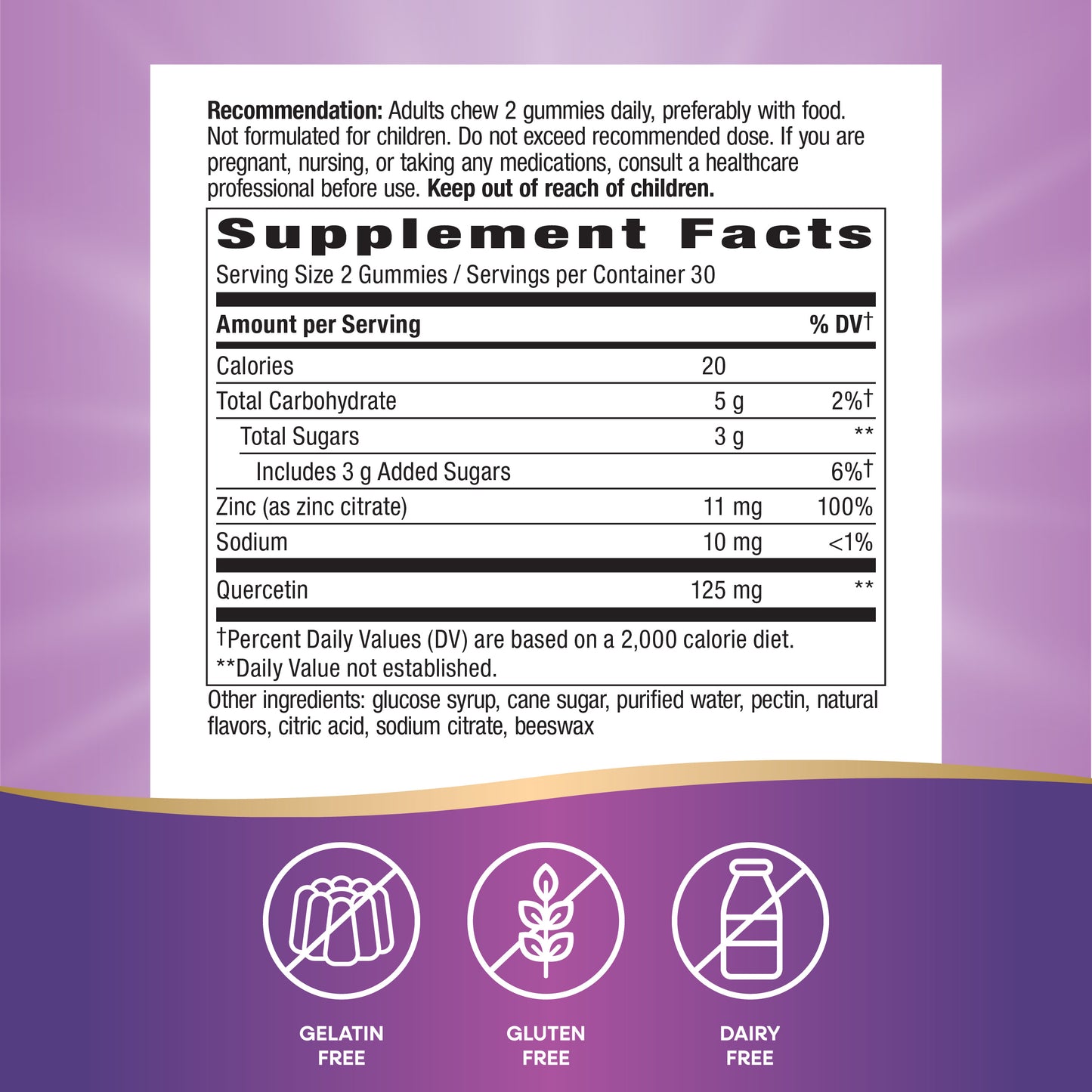 <{%MAIN6_14261%}>Nature's Way® | Quercetin Gummies