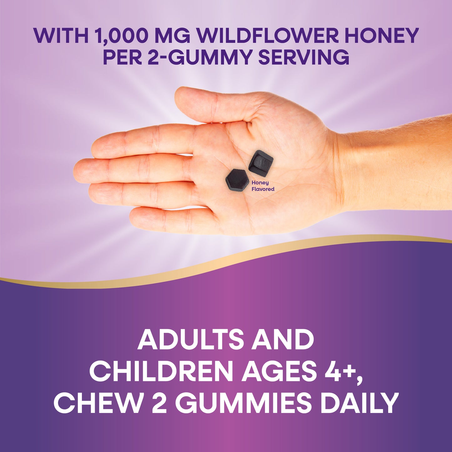 <{%DETAIL2_15761%}>Nature's Way® | Sambucus Elderberry + Wildflower Honey Immune Gummy