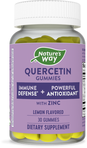 Nature's Way® | Quercetin Gummies with Zinc, 30 gummies, Lemon Sku:14327