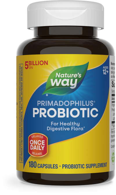 <{%PRIMARY_6850E%}>Nature's Way® | Primadophilus Probiotic, 180 capsules