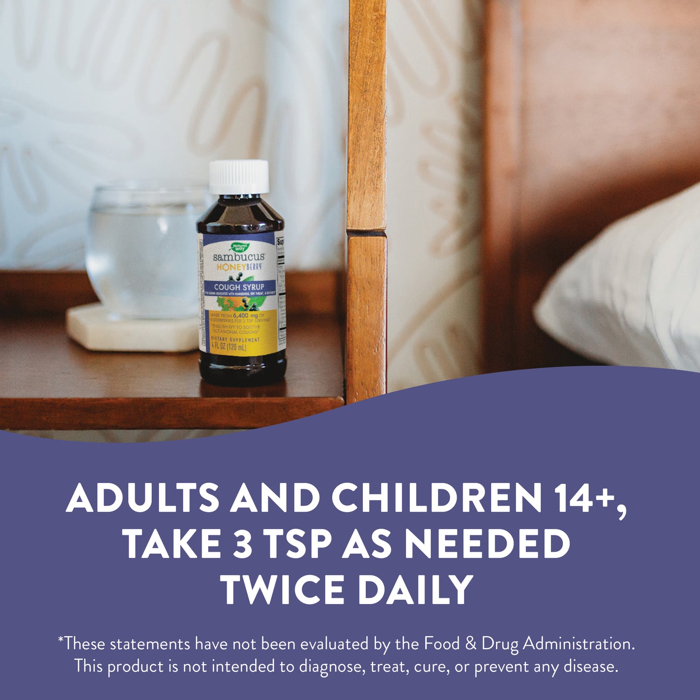 <{%DETAIL2_13313%}>Nature's Way® | Sambucus HoneyBerry Cough Syrup