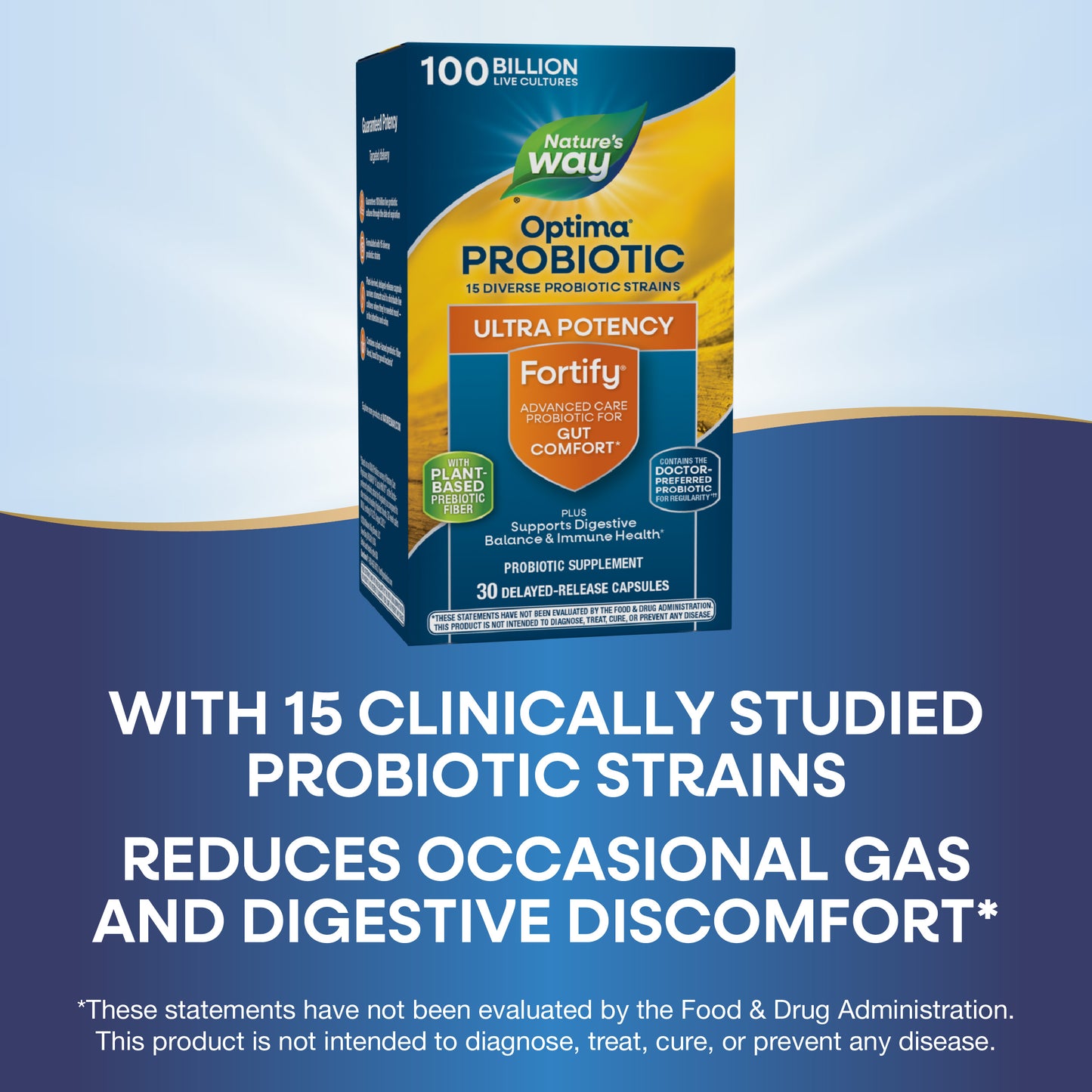 <{%MAIN6_undefined%}>Nature's Way® | Fortify® Optima® 100 Billion Probiotic