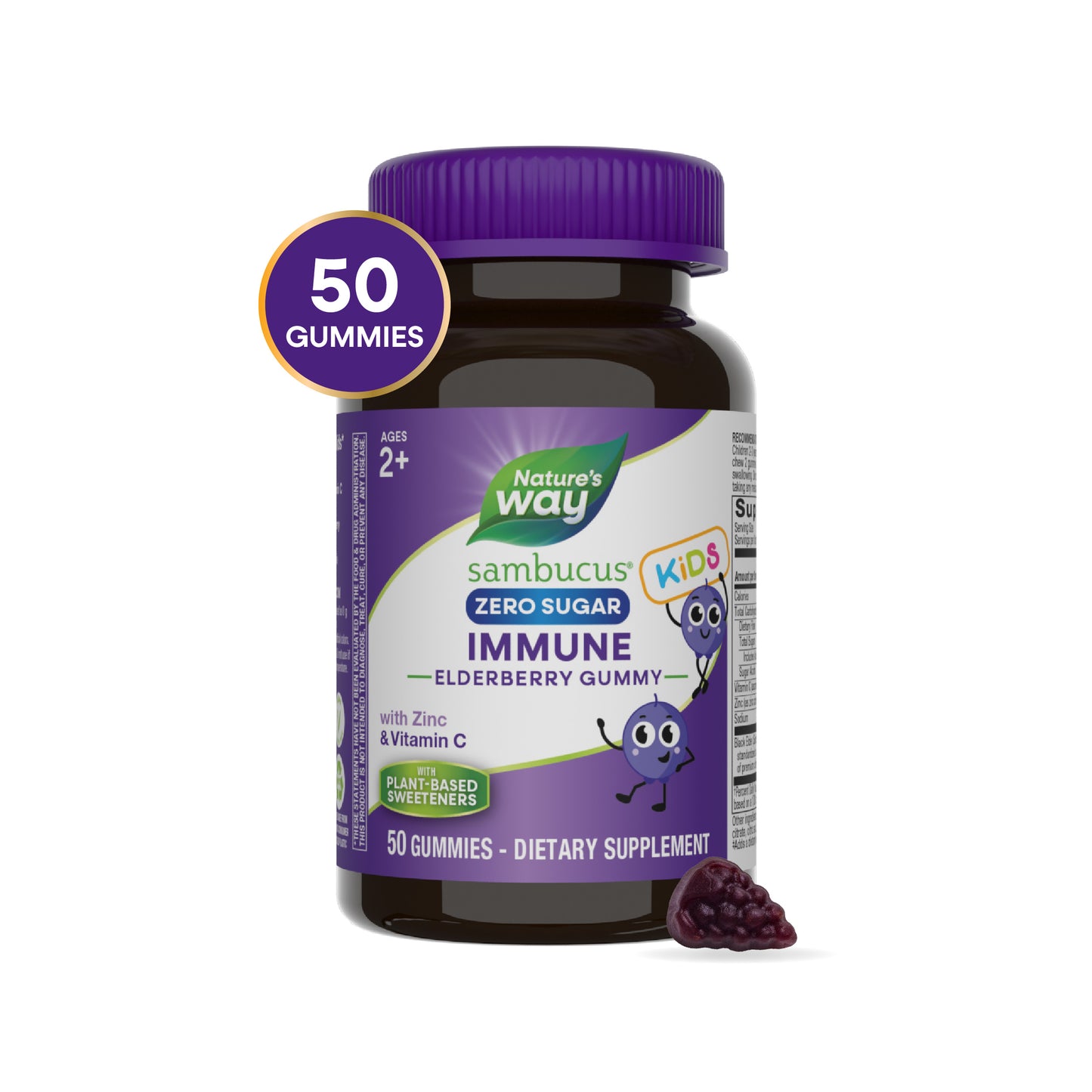 <{%MAIN6_15027%}>Nature's Way® | Sambucus Zero Sugar Immune Gummies for Kids