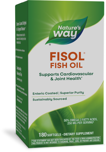 Nature's Way® | Fisol Fish Oil, 180 softgels Sku:15334E