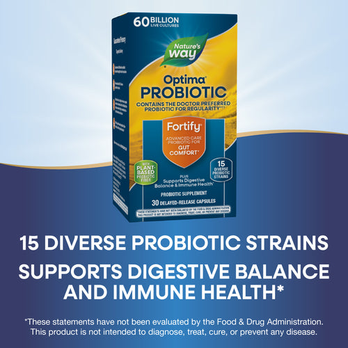 Nature's Way® | Fortify Optima Advanced Care 60 Billion Probiotic Sku:15783