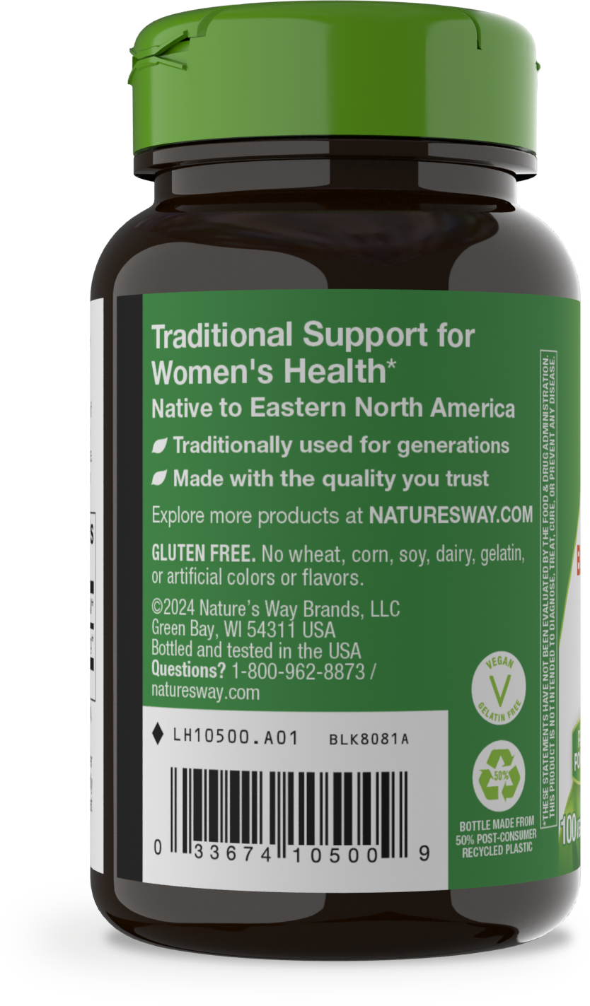 <{%MAIN3_10500%}>Nature's Way® | Black Cohosh Root - left side of pack