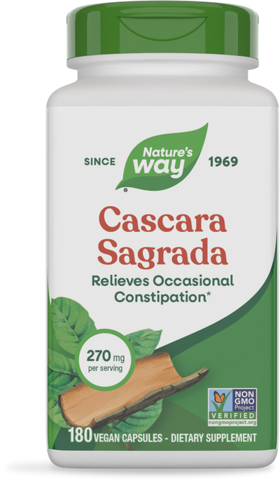 <{%PRIMARY_11308%}>Nature's Way® | Cascara Sagrada, 180 capsules