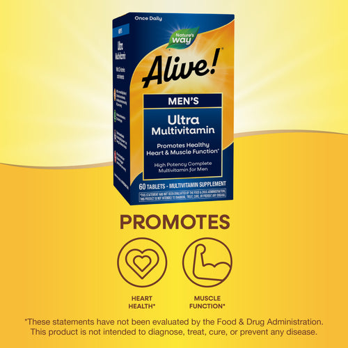Nature's Way® | Alive! Men's Ultra Multivitamin Sku:15685