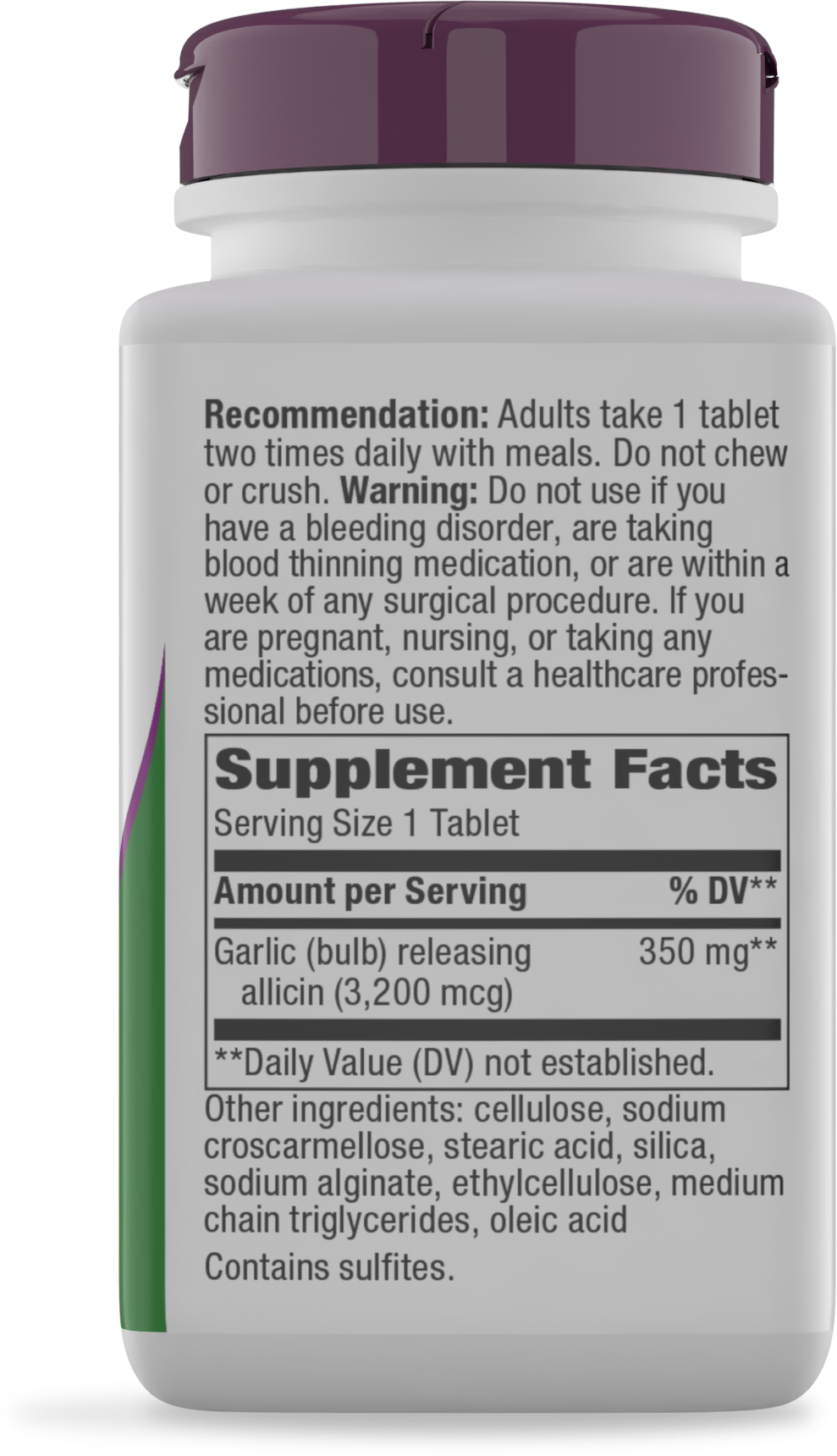 <{%MAIN2_6793%}>Nature's Way® | Garlicin Cardio - right side of pack