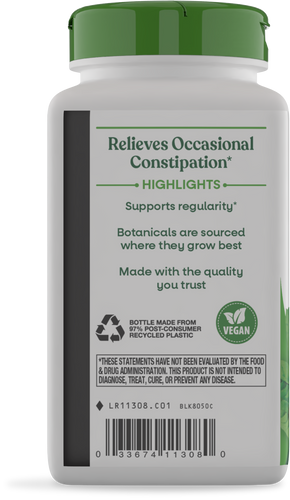 Nature's Way® | Cascara Sagrada - left side of pack Sku:11308