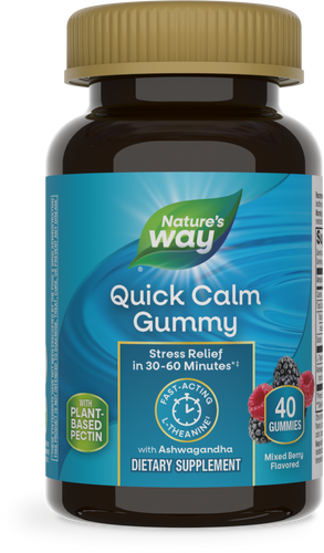 Nature's Way® | Quick Calm Gummy, 40 gummies, Mixed Berry Sku:14632