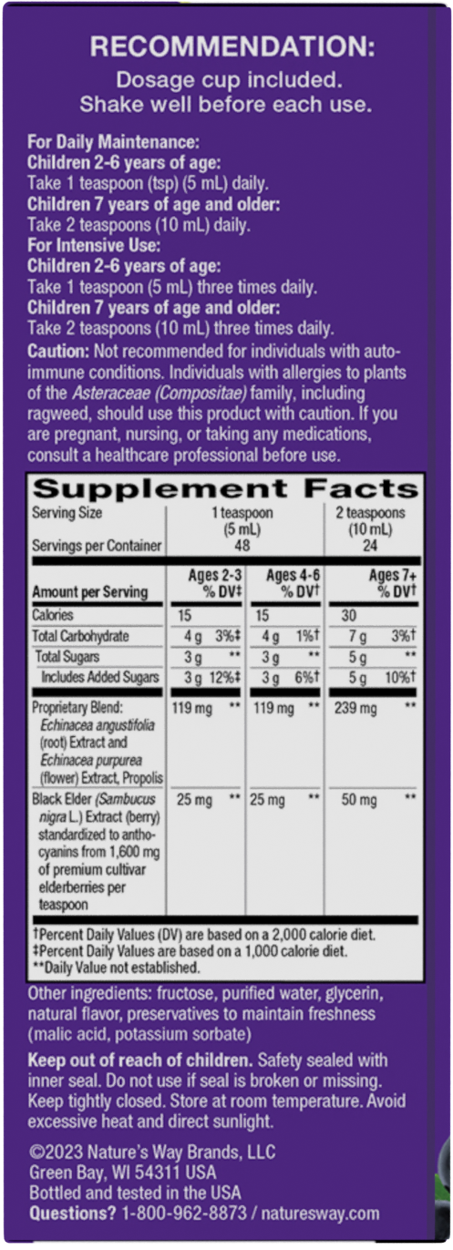 <{%MAIN2_15359%}>Nature's Way® | Sambucus Immune Syrup for Kids* - right side of pack