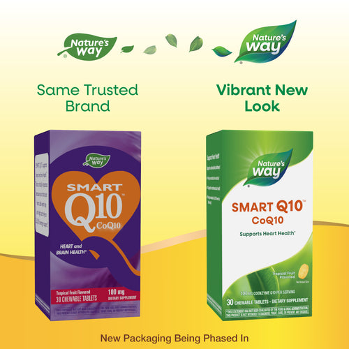 Nature's Way® | SMART Q10 CoQ10 - package updates old to new Sku:06113