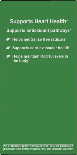 Nature's Way® | SMART Q10 CoQ10 - left side of pack Sku:06113