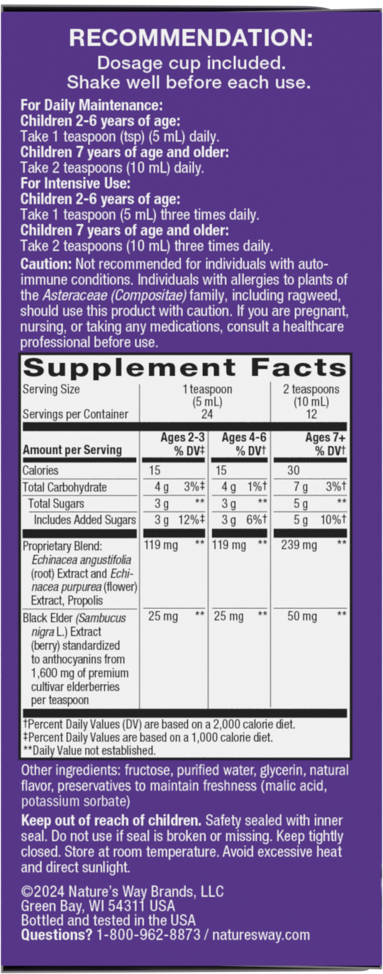 <{%MAIN10_6973%}>Nature's Way® | Sambucus Immune Syrup for Kids* - right side of pack