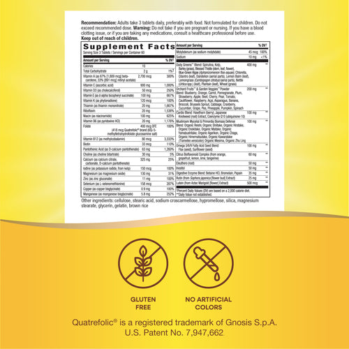 Nature's Way® | Alive! Max3 Potency Adult Complete Multivitamin-No Added Iron Sku:14932