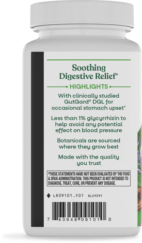 Nature's Way® | DGL Ultra - left side of pack Sku:09101