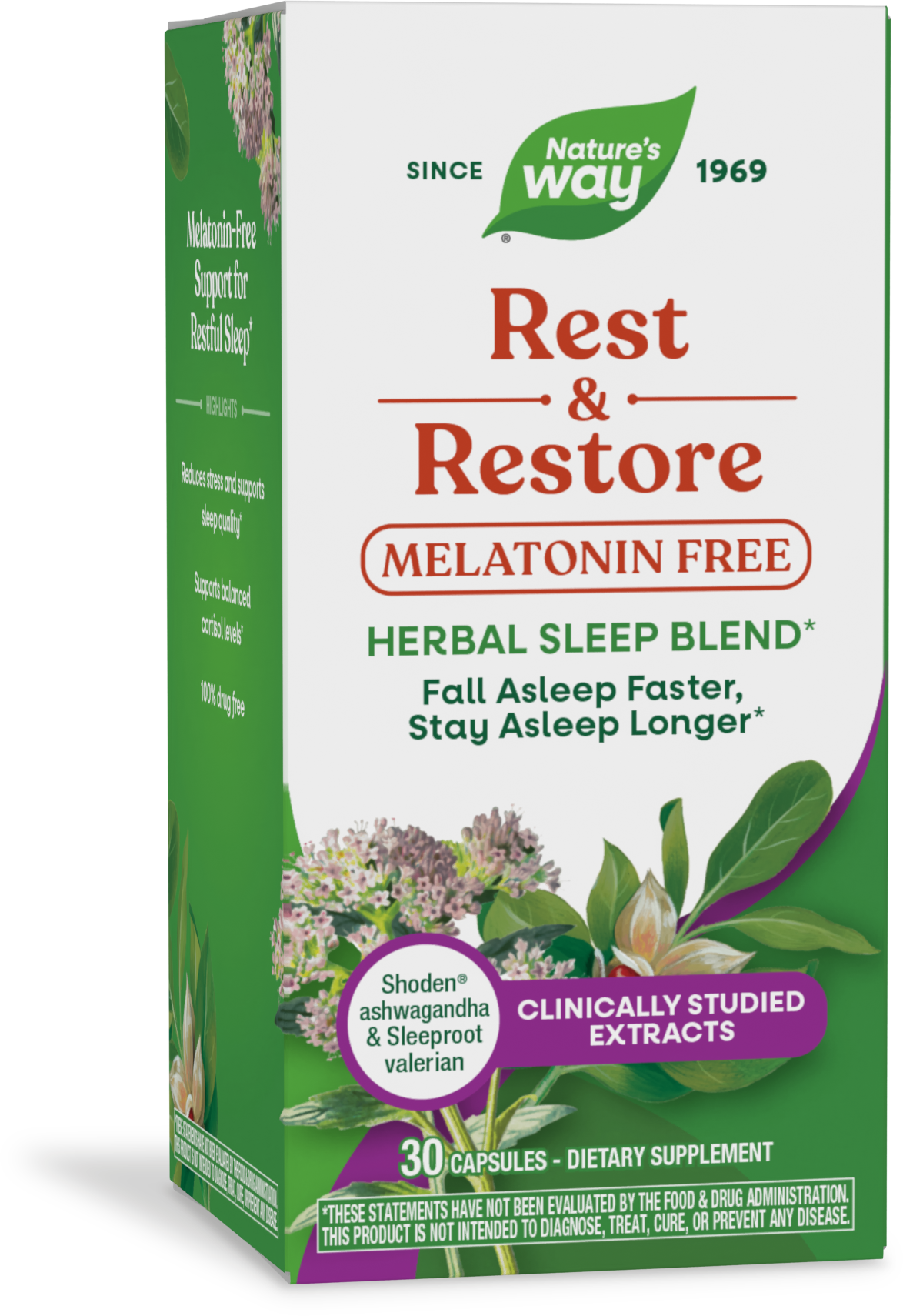 <{%PRIMARY_15763%}>Nature's Way® | Rest and Restore