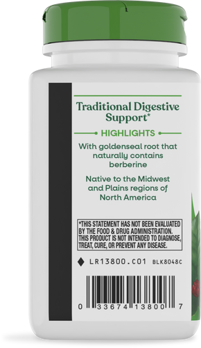 Nature's Way® | Goldenseal Root - left side of pack Sku:13800
