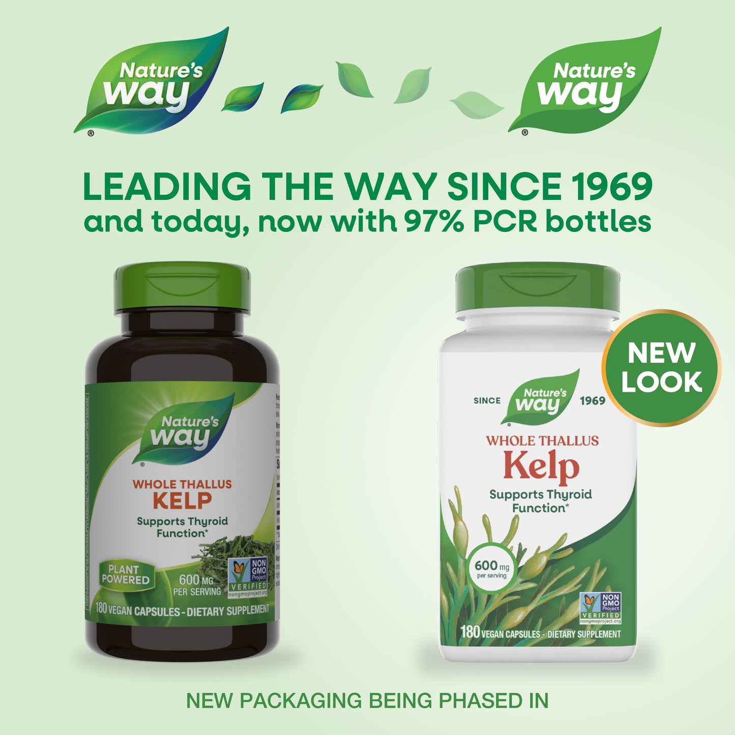 <{%MAIN1_14508%}>Nature's Way® | Kelp - package updates old to new