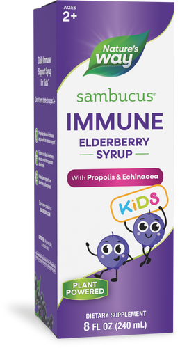 Nature's Way® | Sambucus Immune Syrup for Kids*, 8 fl oz (240 ml), Elderberry Sku:15359