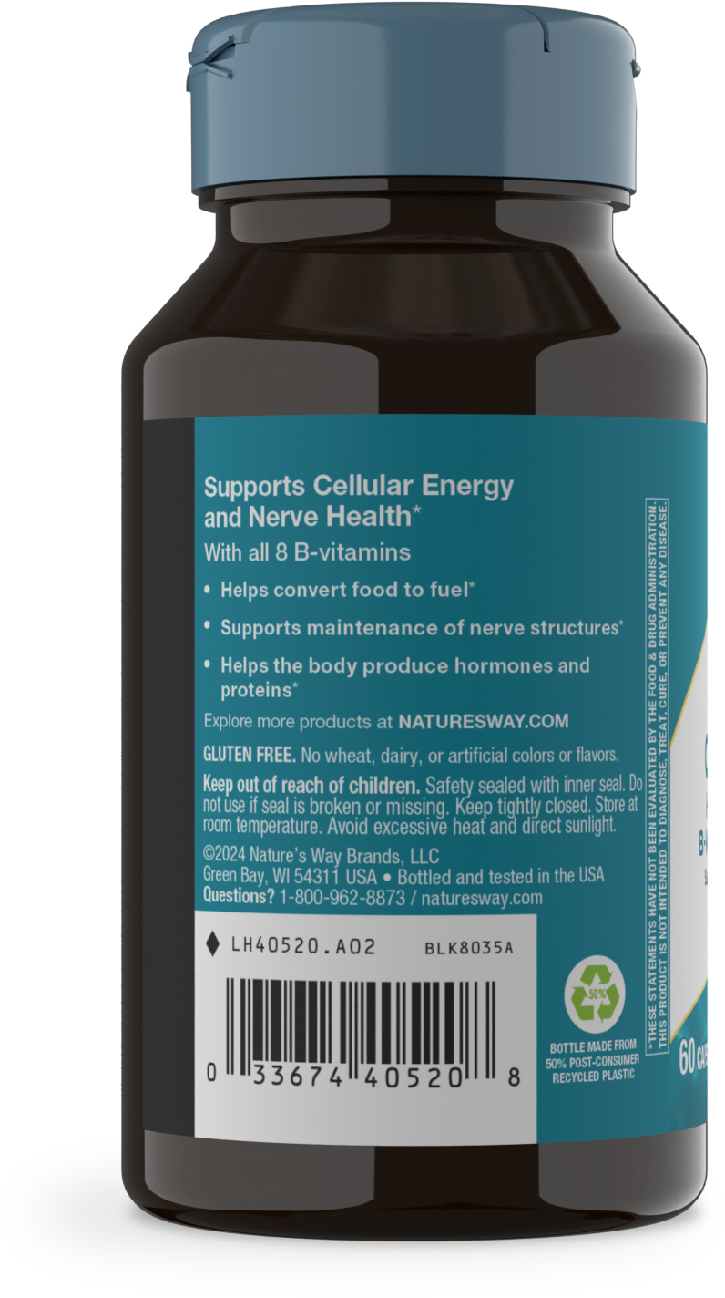 <{%MAIN3_40520%}>Nature's Way® | Vitamin B-100 Complex - left side of pack