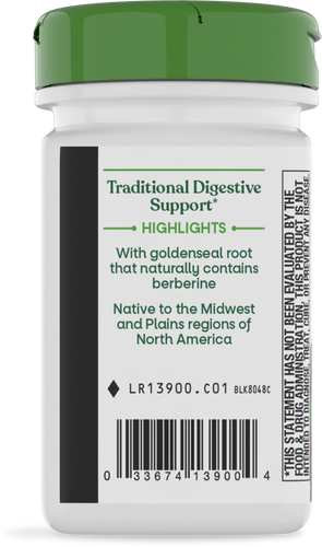 Nature's Way® | Goldenseal Root - left side of pack Sku:13900